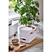 SmartStore Aufbewahrungsbox Compact (L x B x H: 14,5 x 9 x 6 cm, Kunststoff, Weiß)