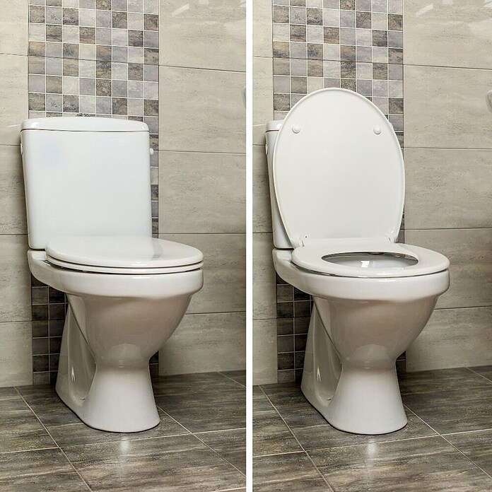 Straniščna deska  (Duroplast, Bela, Š x Do: 37,8 x 43,7 cm) | 3791 - WC-Sitz Polyresin | DADI - WC-Sitze | DAD - Badausstattung | DA - Badausstattung/Bäderwelt | D - Sanitär | BAUHAUS