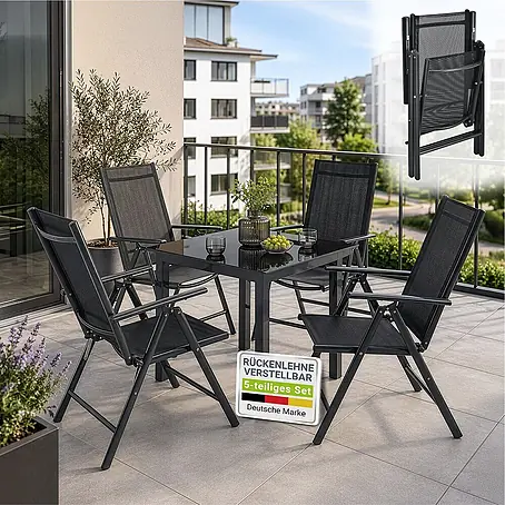 Juskys  Gartentisch-Set Milano