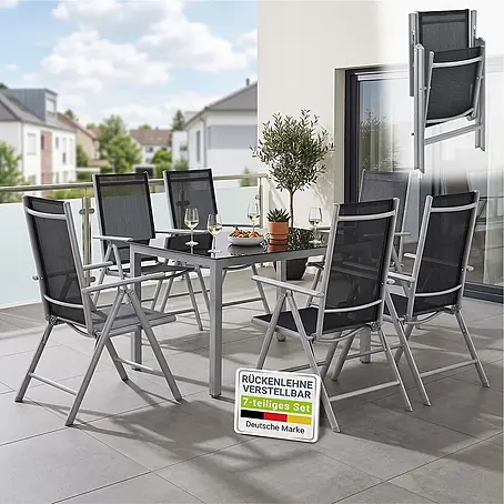 Juskys  Gartentisch-Set Milano