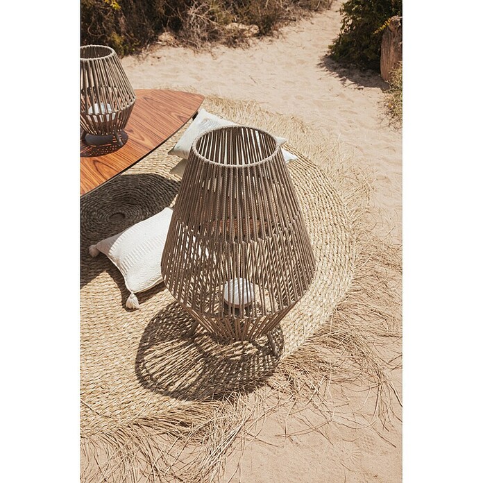 New Garden Conta Lámpara de pie para exterior 70 (9 W, Blanco cálido, 48 x 48 x 72 cm, Con bombillas) | BAUHAUS