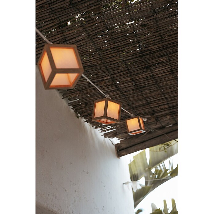 New Garden Guirnalda solar LED Vega (Para exterior, 8 m, Blanco cálido) | BAUHAUS