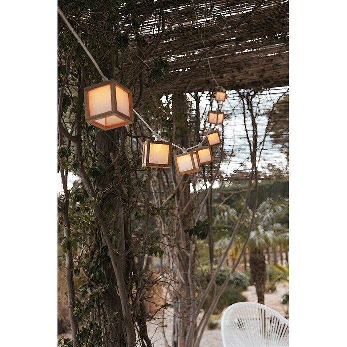 New Garden Guirnalda solar LED Vega (Para exterior, 8 m, Blanco cálido) | BAUHAUS