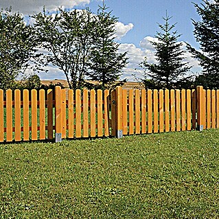 Vrata za drvenu ogradu (100 x 80 cm, Bor, Boje ariša)
