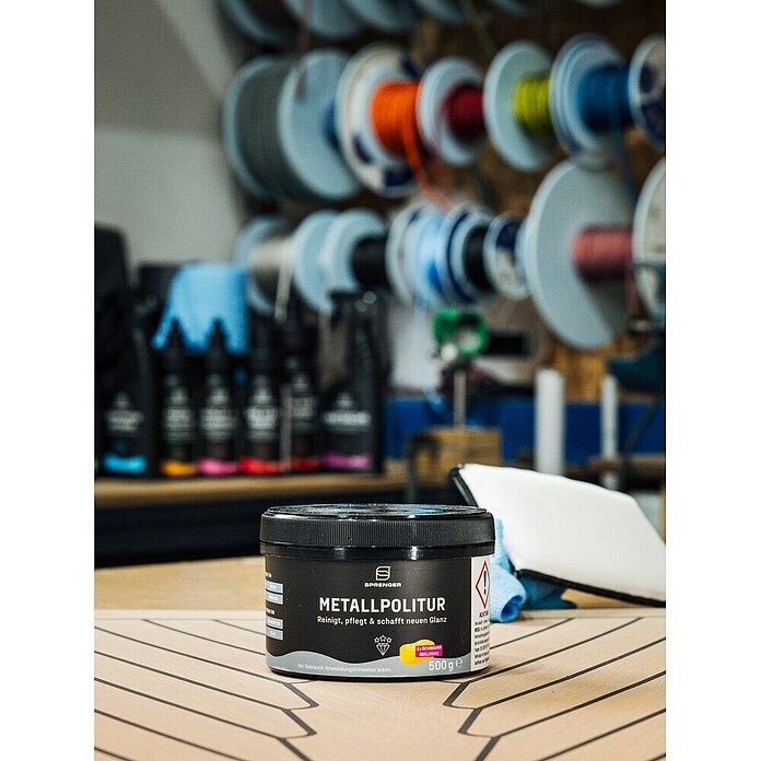 Sprenger Metall-Politurpaste inkl. Schwamm (500 g) | BAUHAUS