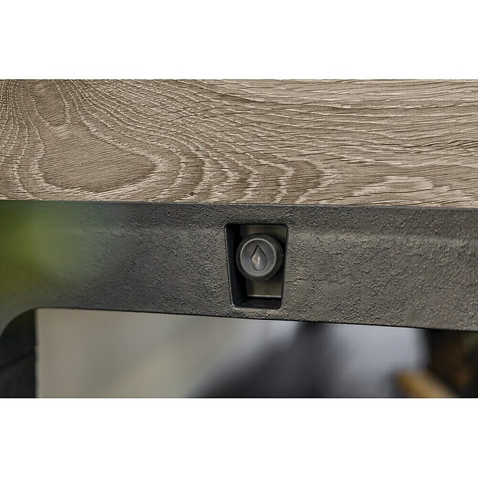 Keter Visoka gredica Ashwood  (47,5 x 113 x 79,8 cm, Plastika, Smeđa) | BAUHAUS