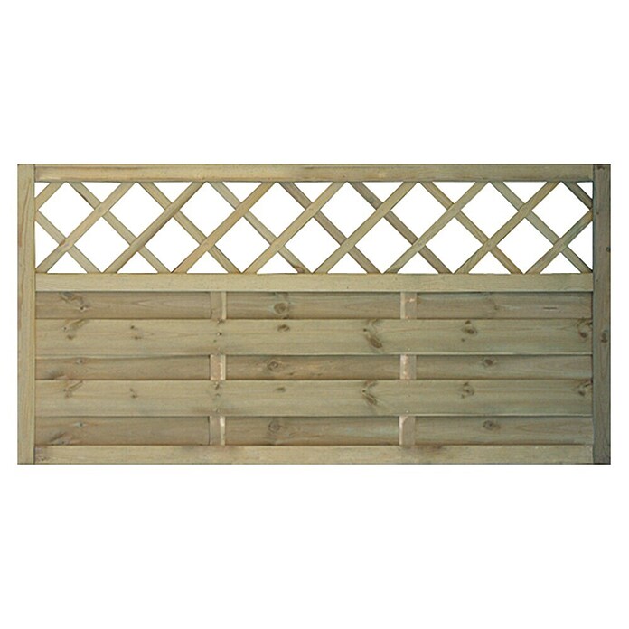Joda Panelna ograja Roma  (180 x 90 cm, Zelene barve) | 7411 - Lamellenzäune/Dichtzäune | IAGB - Gartenholz | IAG - Außenbereichsausstattung | IA - Gartenhartware | I - Stadtgarten | BAUHAUS