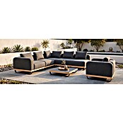 Sunfun Conjunto de muebles Cintia (6 pzs., Aluminio/Poliéster, Antracita) | BAUHAUS