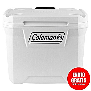 Coleman Nevera de camping Xtreme Marine (L x An x Al: 44 x 46 x 58 cm, Blanco, 47 l, Ruedas)