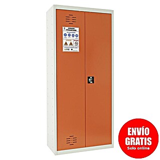 Simonrack Armario para sustancias peligrosas (L x An x Al: 40 x 80 x 180 cm, Específico para: Productos fitosanitarios, Completamente montado)