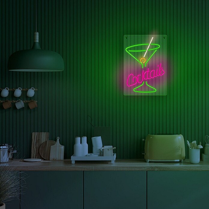 Lámpara LED decorativa Cocktail (4,25 W, Cocktail, An x Al: 41,8 x 30 cm) | BAUHAUS