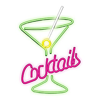 Lámpara LED decorativa Cocktail (4,25 W, Cocktail, An x Al: 41,8 x 30 cm)