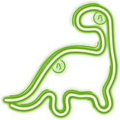 Lámpara LED decorativa Dino (Verde, Dinosaurio, An x Al: 24,5 x 23,5 mm) | BAUHAUS