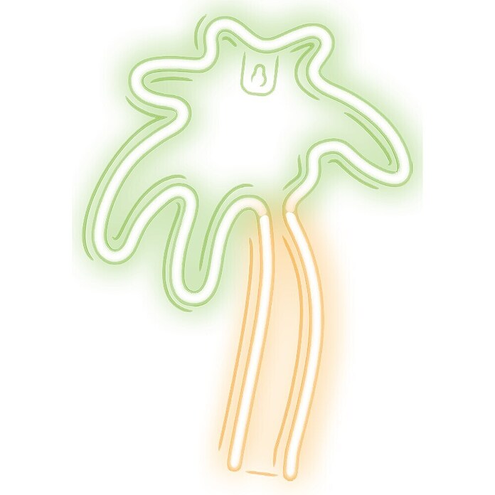 Lámpara LED decorativa Palmera (4,4 W, Palmera, An x Al: 18 x 26,2 cm) | BAUHAUS