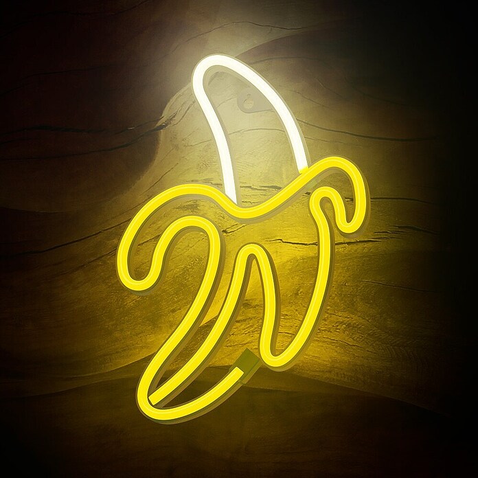Lámpara LED decorativa Banana (Blanco/Amarillo, Banana, An x Al: 19,6 x 28,5 cm) | BAUHAUS