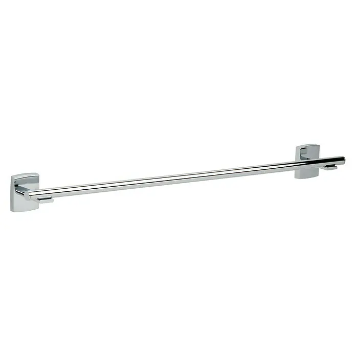 Tesa Toallero para baño KL206 - 1 brazo, Cromo - Toallero cromado para montaje en pared en el baño. Accesorio práctico y elegante.