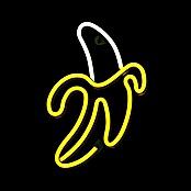 Lámpara LED decorativa Banana (Blanco/Amarillo, Banana, An x Al: 19,6 x 28,5 cm) | BAUHAUS