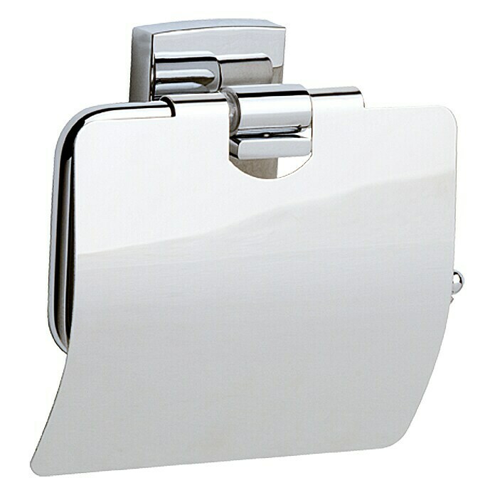Nie wieder bohren Klaam Toilettenpapierhalter KL236 (Mit Deckel, Chrom)
