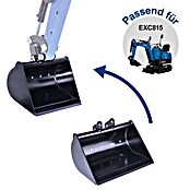 Scheppach Minibagger EXC815 inkl. XXL Zubehör-Set (6,3 kW, Benzin, Auslegerschwenkbereich: -70 ° - 70 °) | BAUHAUS