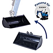 Scheppach Minibagger EXC815 inkl. XXL Zubehör-Set (6,3 kW, Benzin, Auslegerschwenkbereich: -70 ° - 70 °) | BAUHAUS