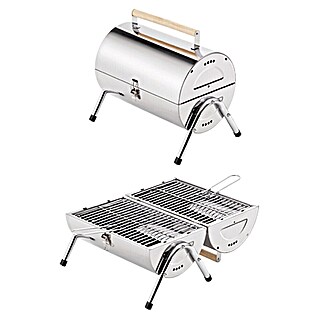 Grillstar Barbacoa de carbón Dallas (Superficie de la parrilla (An x Pr): 34 x 22 cm, Plateado)