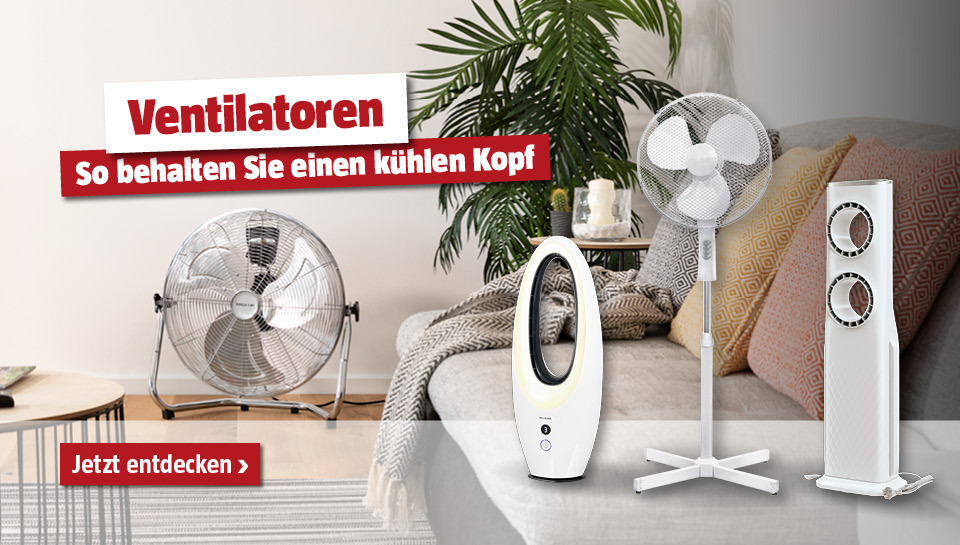 Ventilatoren im Wohnbereich