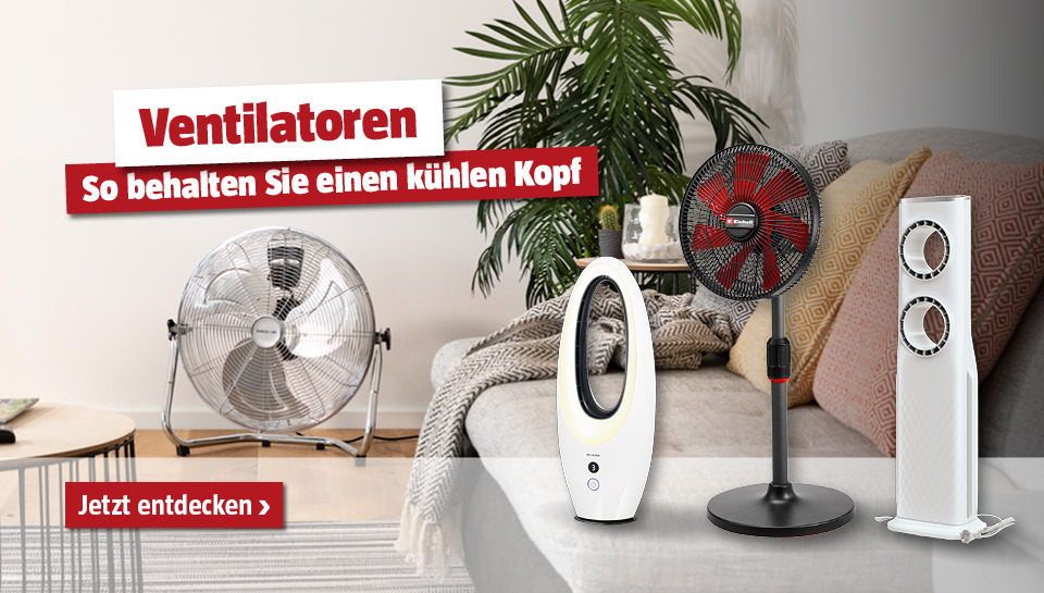 Ventilatoren im Wohnbereich