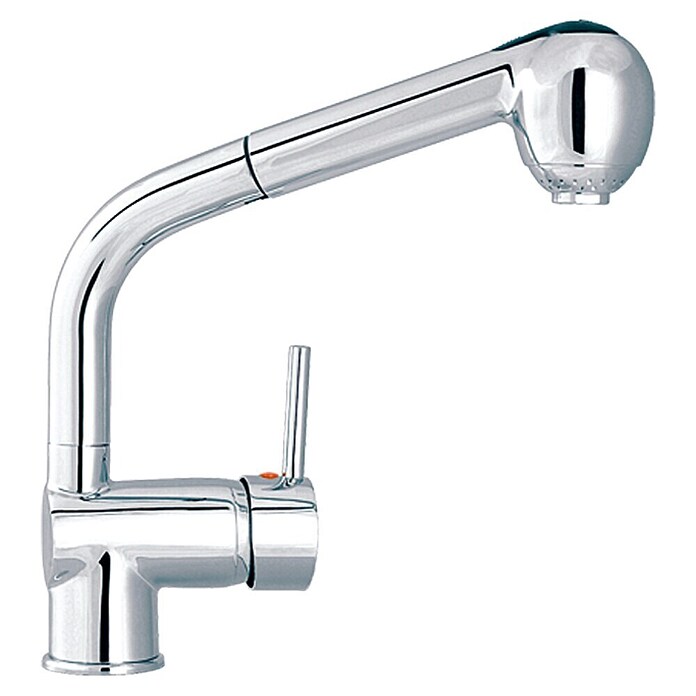 Camargue Grifo de cocina Padua (Color: Cromo, Grifo ducha para vajilla extraíble, Brillante)