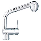 Camargue Grifo de cocina Padua (Color: Cromo, Grifo ducha para vajilla extraíble, Brillante)