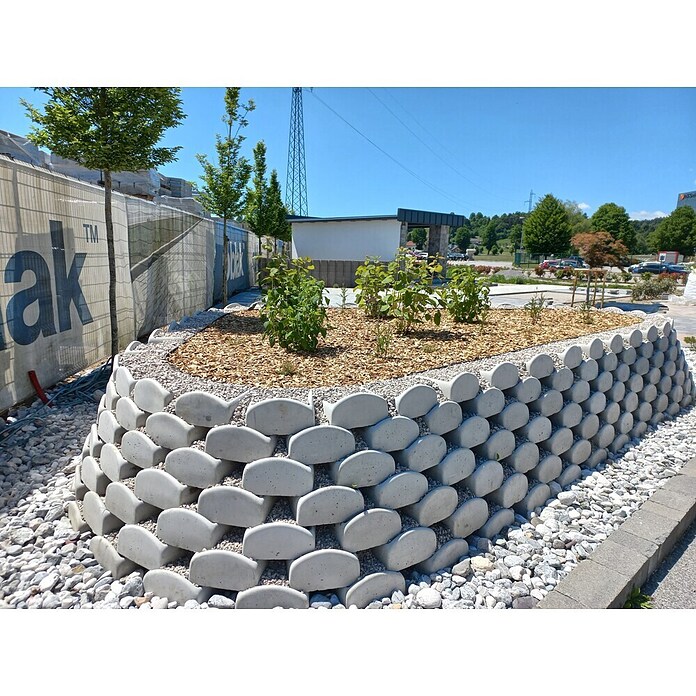 Cvetlični kamen  (300 x 130 x 160 mm, Siva) | 5694 - Hangsteine | FAEA - Gartenbaustoffe | FAE - Gartenbaustoffe | FA - Baustoffe | F - Baustoffe | BAUHAUS