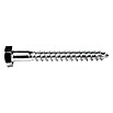 Profi Depot Tornillo para madera con cabeza hexagonal A2 (Diámetro: 8 mm, Largo: 70 mm, 25 uds., Acero inoxidable)