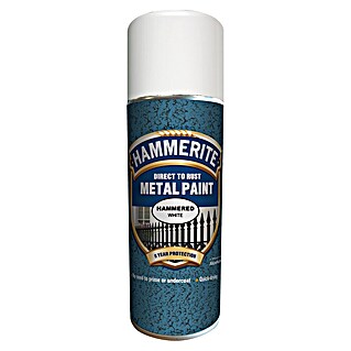 Hammerite Pršilni lak (Bela, Sijaj, 400 ml)