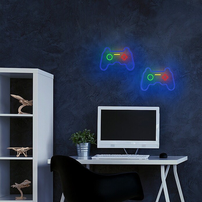 Lámpara LED decorativa Videoconsola (Videoconsola, An x Al: 41 x 27,5 cm) | BAUHAUS