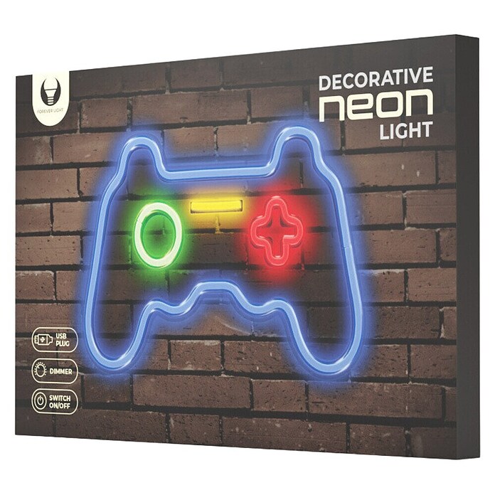 Lámpara LED decorativa Videoconsola (Videoconsola, An x Al: 41 x 27,5 cm) | BAUHAUS