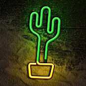 Lámpara LED decorativa Cactus (Verde/Naranja, Cactus, An x Al: 14 x 33 cm) | BAUHAUS