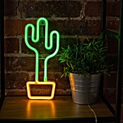 Lámpara LED decorativa Cactus (Verde/Naranja, Cactus, An x Al: 14 x 33 cm) | BAUHAUS