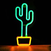 Lámpara LED decorativa Cactus (Verde/Naranja, Cactus, An x Al: 14 x 33 cm) | BAUHAUS