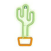 Lámpara LED decorativa Cactus (Verde/Naranja, Cactus, An x Al: 14 x 33 cm) | BAUHAUS