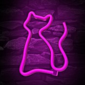 Lámpara LED decorativa Gato Rosa (Gato Rosa, An x Al: 17 x 23,5 cm) | BAUHAUS