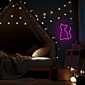 Lámpara LED decorativa Gato Rosa (Gato Rosa, An x Al: 17 x 23,5 cm) | BAUHAUS