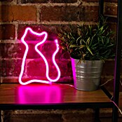 Lámpara LED decorativa Gato Rosa (Gato Rosa, An x Al: 17 x 23,5 cm) | BAUHAUS