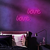 Lámpara LED decorativa Love Rosa (Rosa, Love Rosa, An x Al: 35 x 13 cm) | BAUHAUS