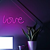 Lámpara LED decorativa Love Rosa (Rosa, Love Rosa, An x Al: 35 x 13 cm) | BAUHAUS