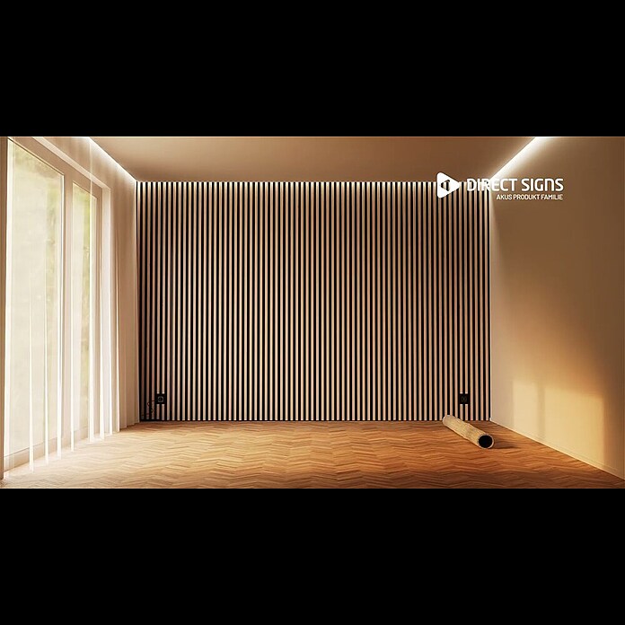 Direct Signs Lichtleiste für Akustikpaneele (Länge: 201,5 cm, Lichtfarbe: Warmweiß, 24 W, 1 680 lm, 24 V) | BAUHAUS
