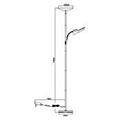 Alemar Lámpara de pie LED Kos (23 W, Terracota, Altura: 178 cm, Blanco neutro) | BAUHAUS