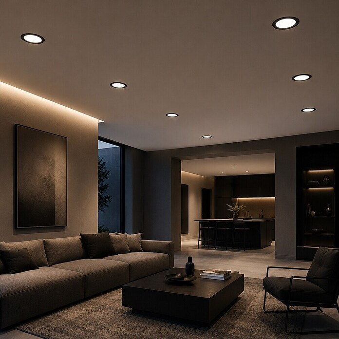 Ferotehna LED panel  (Ø x V: 170 x 15,8 mm, 12 W, 1.140 lm) | 3066 - Einbauleuchten Einzelteile | CACK - Downlights | CAC - Indoorleuchten | CA - Beleuchtung | C - Elektro | BAUHAUS