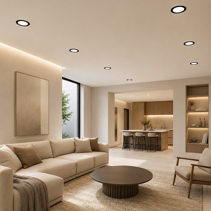 Ferotehna LED panel  (Ø x V: 170 x 15,8 mm, 12 W, 1.140 lm) | 3066 - Einbauleuchten Einzelteile | CACK - Downlights | CAC - Indoorleuchten | CA - Beleuchtung | C - Elektro | BAUHAUS