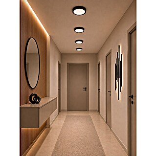 Ferotehna LED panel (Ø x V: 225 x 31 mm, 18 W, 1.710 lm, Črna)