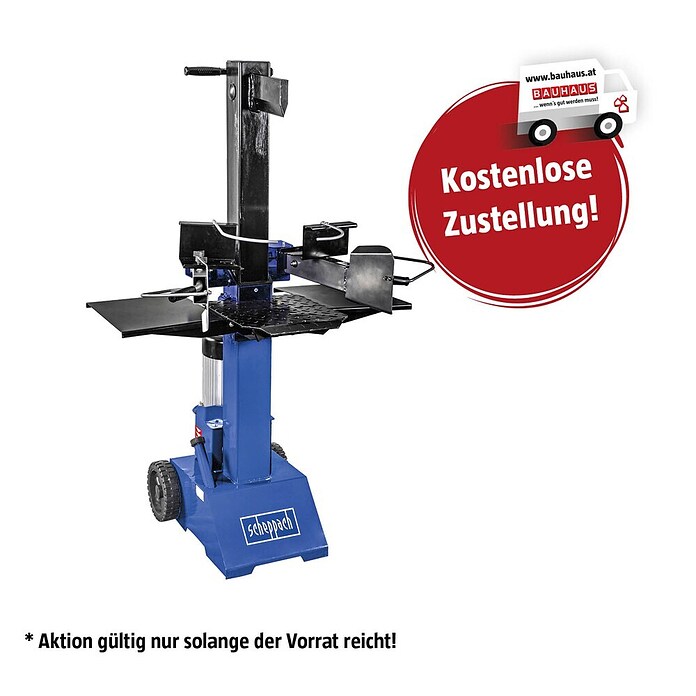 Scheppach Holzspalter HL810 (3 500 W, 8 t, Max. Spaltgutlänge: 55 cm) | BAUHAUS