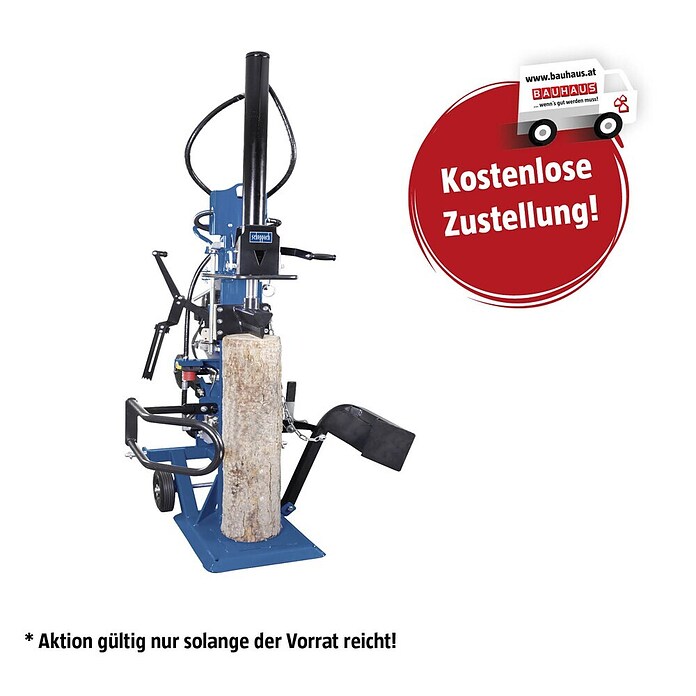 Scheppach Holzspalter (Spaltkraft: 30 t, Max. Spaltgutlänge: 110 cm)